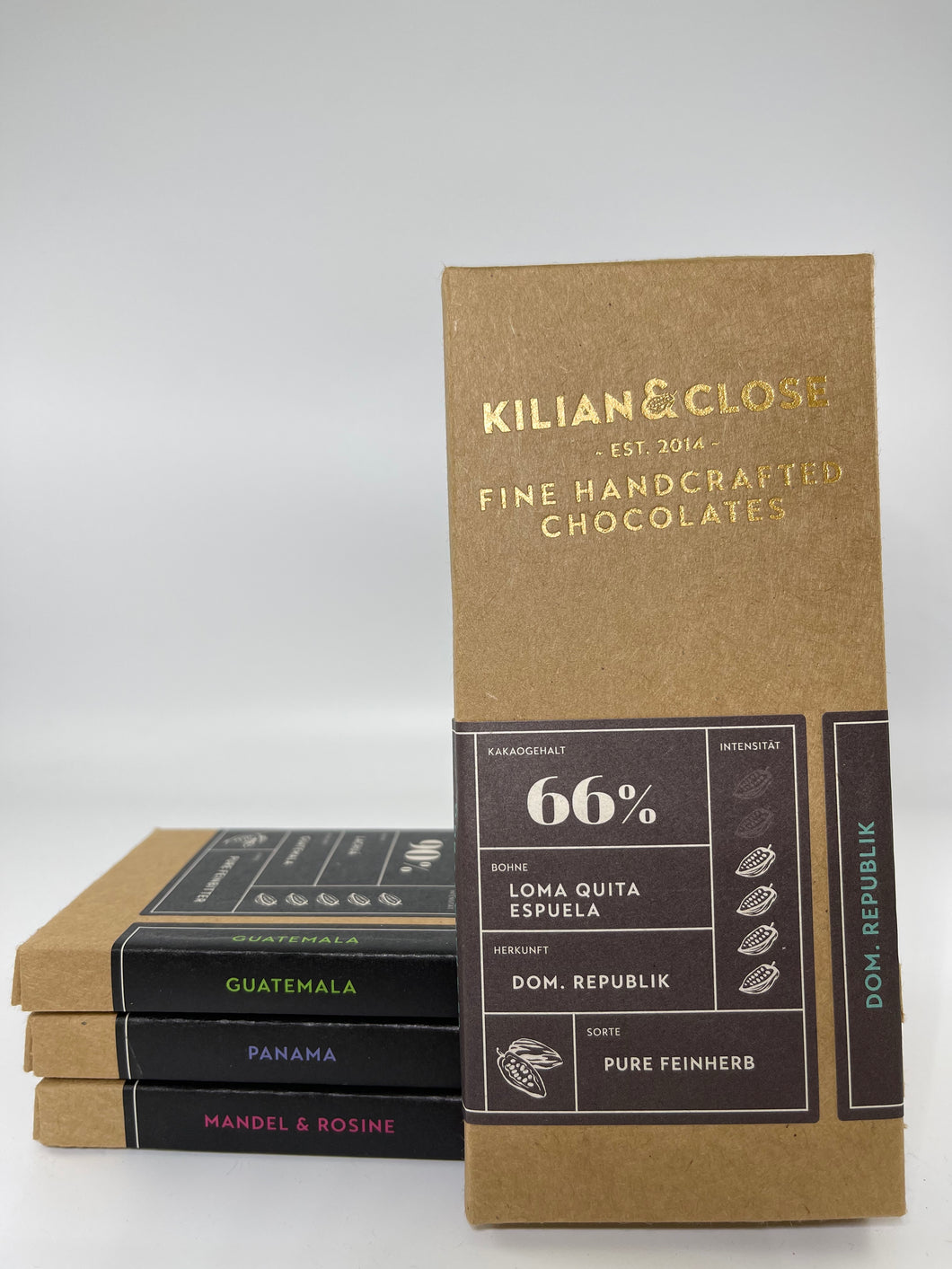 Kilian & Close - Pure feinherb 66% / Schokolade